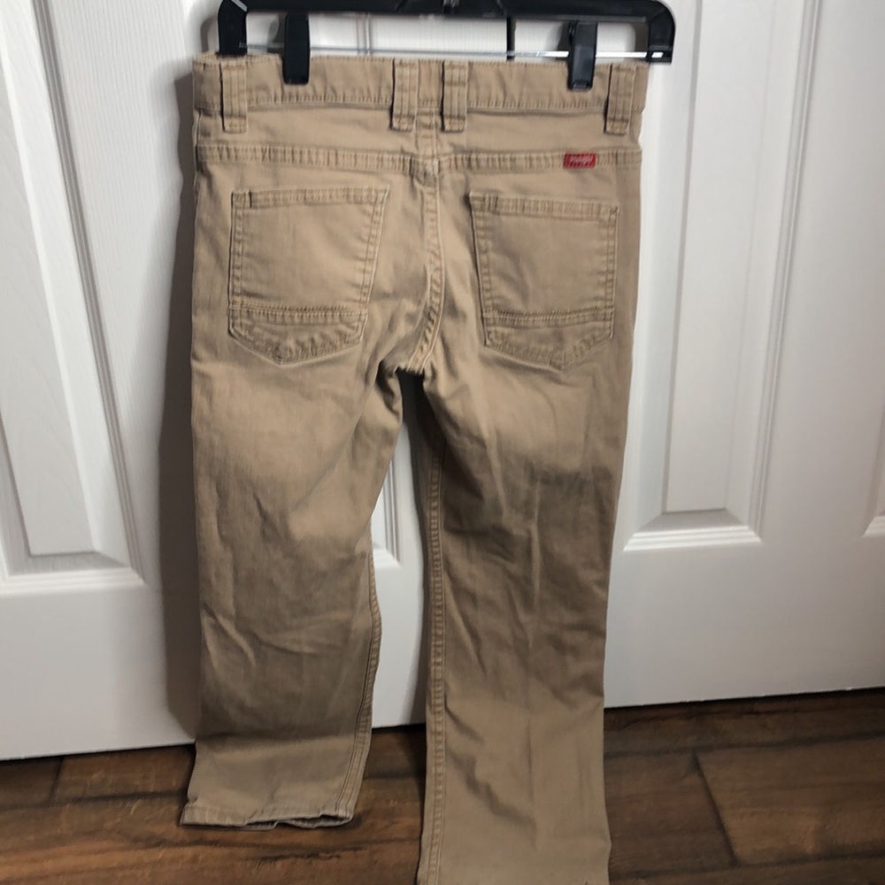 Wrangler’s khaki jeans Boy’s size 12 Husky - Picture 4 of 7
